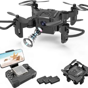 DE 4DRC V2 Mini Drone Selfie WIFI FPV With HD Camera Foldable Arm RC Quadcopter Toy