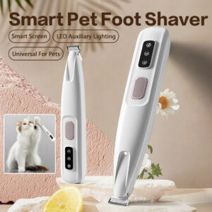 2025 New Pet Paw Trimmer 1Pack,Rechargeable Quiet Hair Trimmer For Pets,Professional Pet Grooming Kit - Cordless Waterproof  Clippers With LED For Precision Trimming,Ideal For Home Grooming Pet Hair